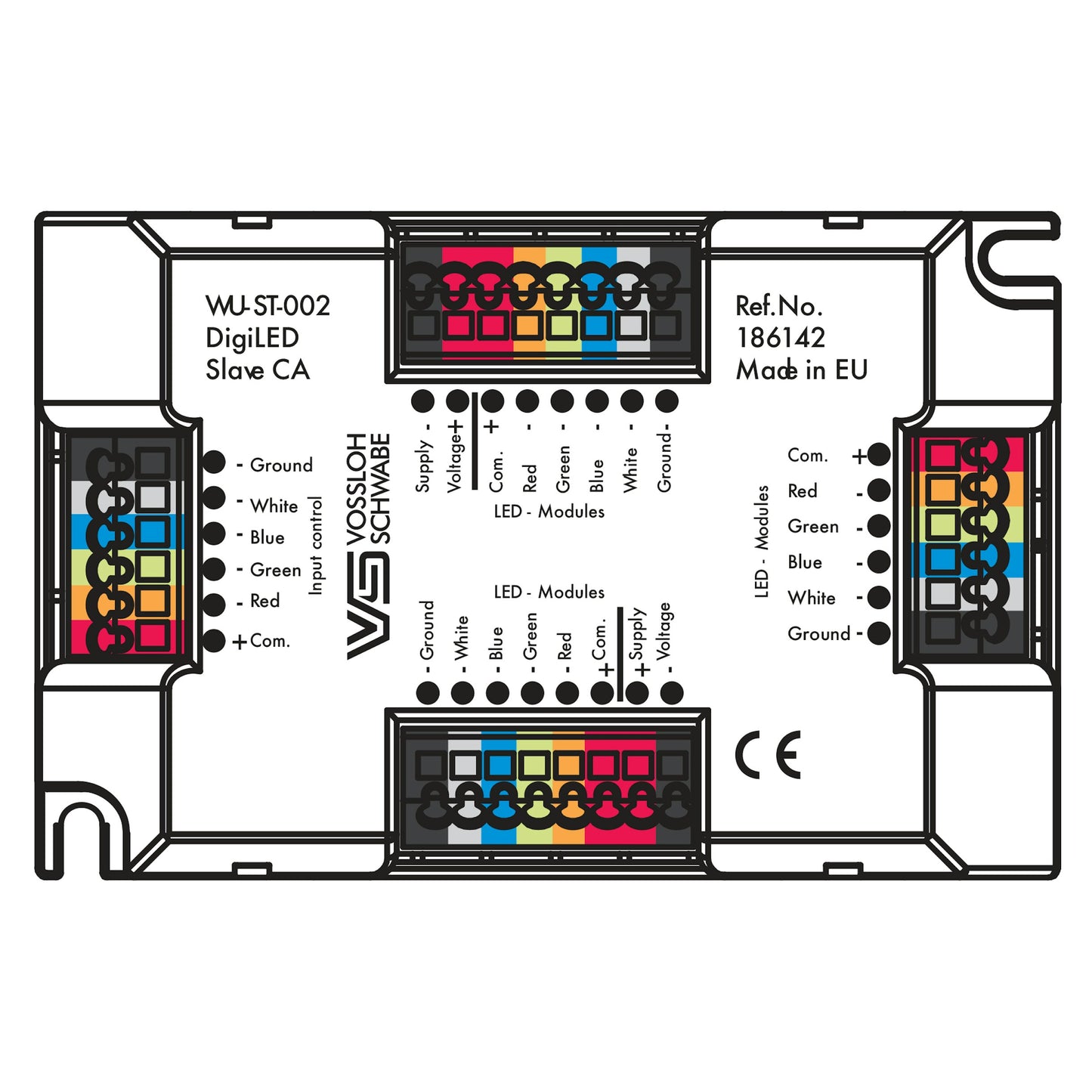FLOS Architectural White DALI DMX RF Slave Interface — Control Remoto