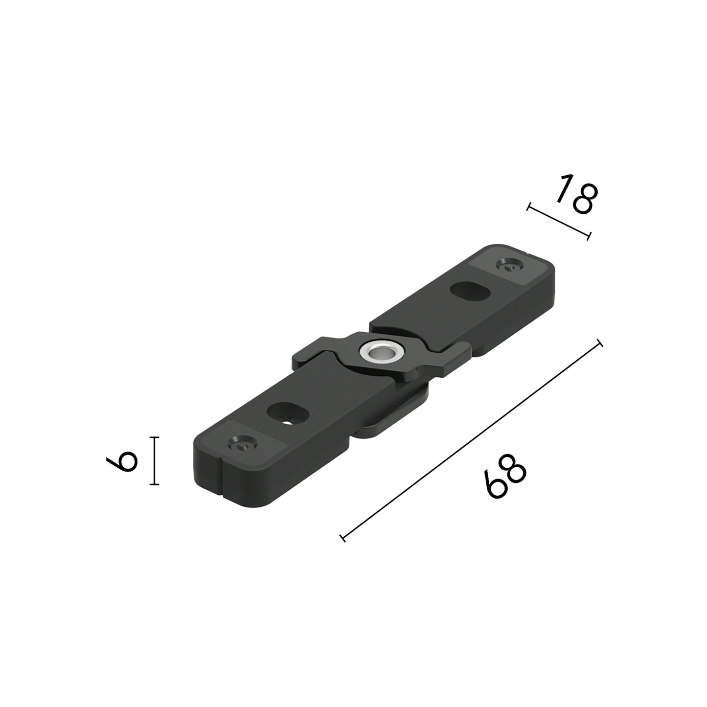 FLOS Ceiling Fixing Kit — Accesorio de Sujeción a Techo (Negro)
