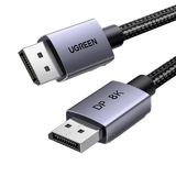 Cable DisplayPort 1.4 | 3 Metros (9.84 Pies) | Resolución 8K@60Hz | Blindaje Interno Múltiple | 3D/HDR+/HDCP | 32.4 Gbps | FreeSync G-Sync | Certificado VESA | Núcleo de Cobre Estañado | Malla de Nylo