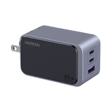 Cargador de 65W serie Nexode S | 3 Puertos de Carga Rápida | 2 USB-C | 1 USB-A | Tecnología GaN II | PD3.0 | QC4.0 | FCP/SCP/AFC/PPS/PPS2.0 | Tecnología de Protección Térmica | Optimiza la Carga | Car