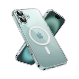 Funda protectora magnética transparente UGREEN Classy para iPhone 16 Plus (transparente)