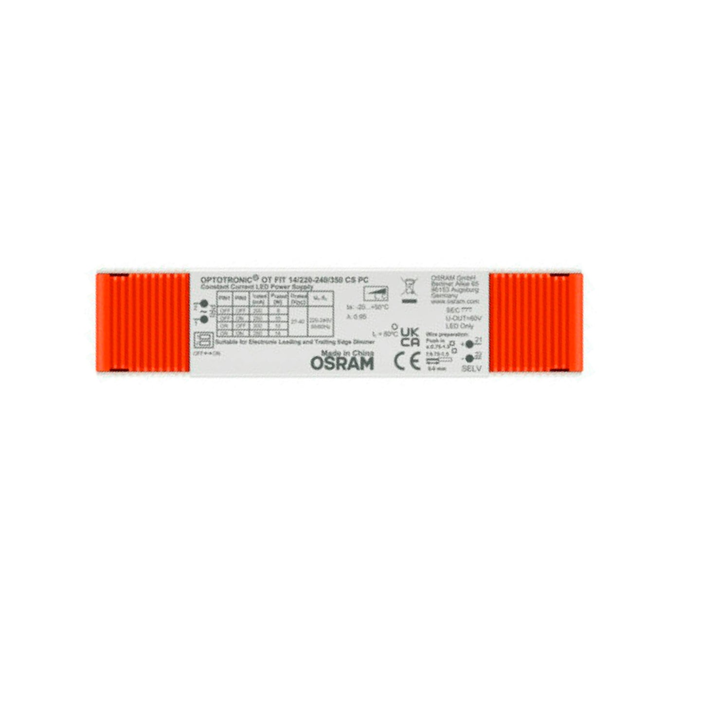 FLOS Architectural Fuente LED 14W — Alimentación constante 220/240V DALI 2