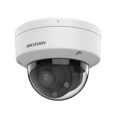 Domo IP 4 Megapíxel / Lente Motorizado 2.8 a 12 mm / Dual Light (30 mts IR + 30 mts Luz Blanca) / ACUSENSE Lite / Microfono Integrado / Exterior IP67 / IK08 / WDR 120 dB / PoE / Micro SD