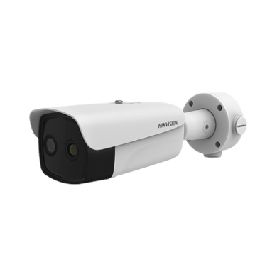Bala IP Térmica 384 X 288 / Lente 25 mm / Termométrica / Detección de Temperatura / Detección de Fuego / Exterior IP66 / MicroSD
