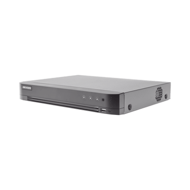DVR 8 Canales 4K TurboHD + 8 Canales IP/ 8 Megapixel/ / 1 Bahía de Disco Duro / 4 Canales de Audio / 4 Entradas de alarma / Videoanálisis
