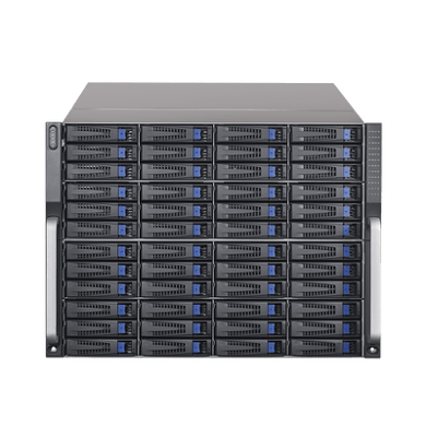 Servidor de Almacenamiento Cluster / 48 Bahías de Disco Duro / Controlador Simple / Graba 600 Canales IP / Fuente Redundante