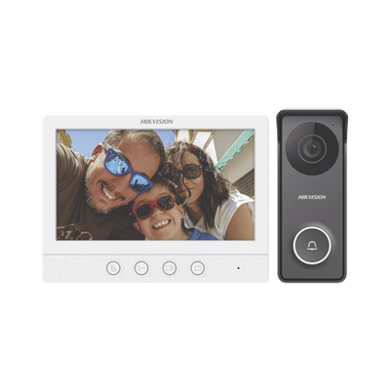 Kit de Videoportero DS-KIS213 Hikvision con Pantalla y Frente de Calle