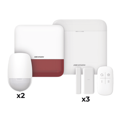 Panel de Alarma Hikvision DS-PWA48-KSV2(R) con Teclado y Sirena