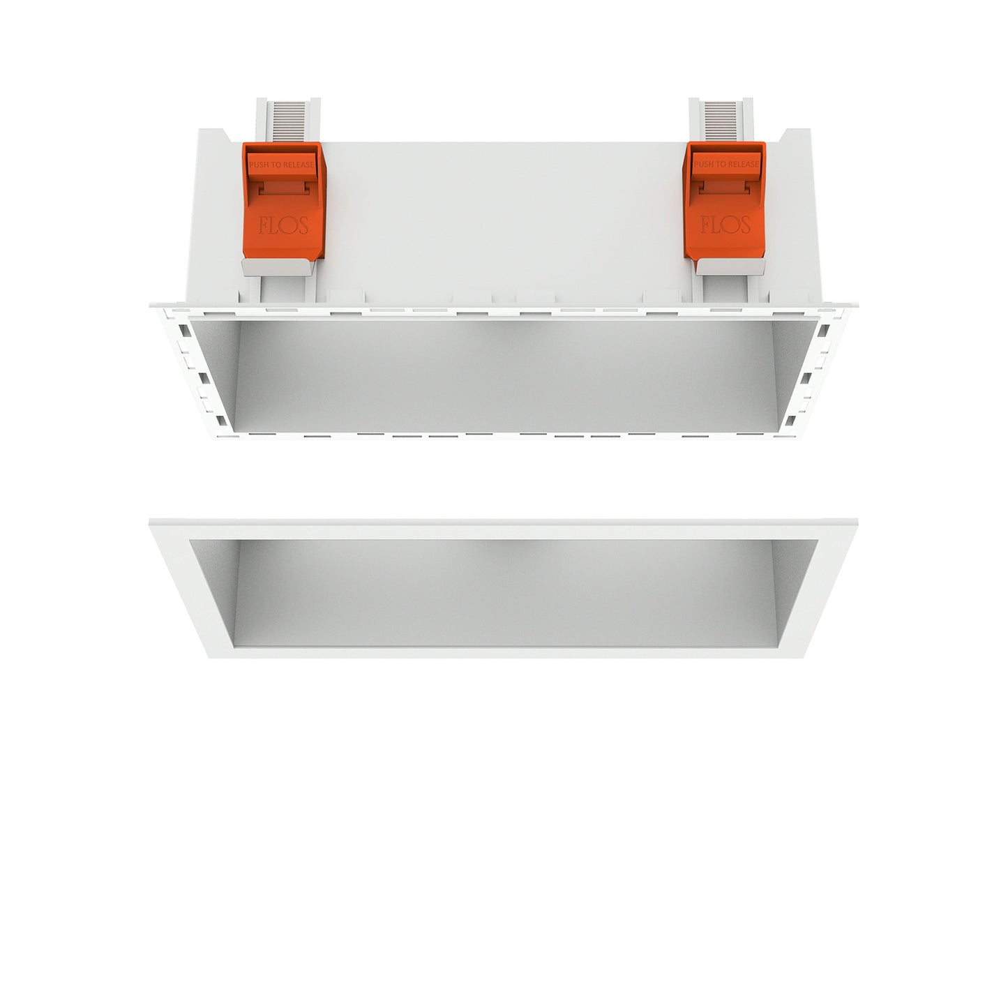 FLOS Architectural Johnny 120 Square 2L — Empotrable LED Blanco