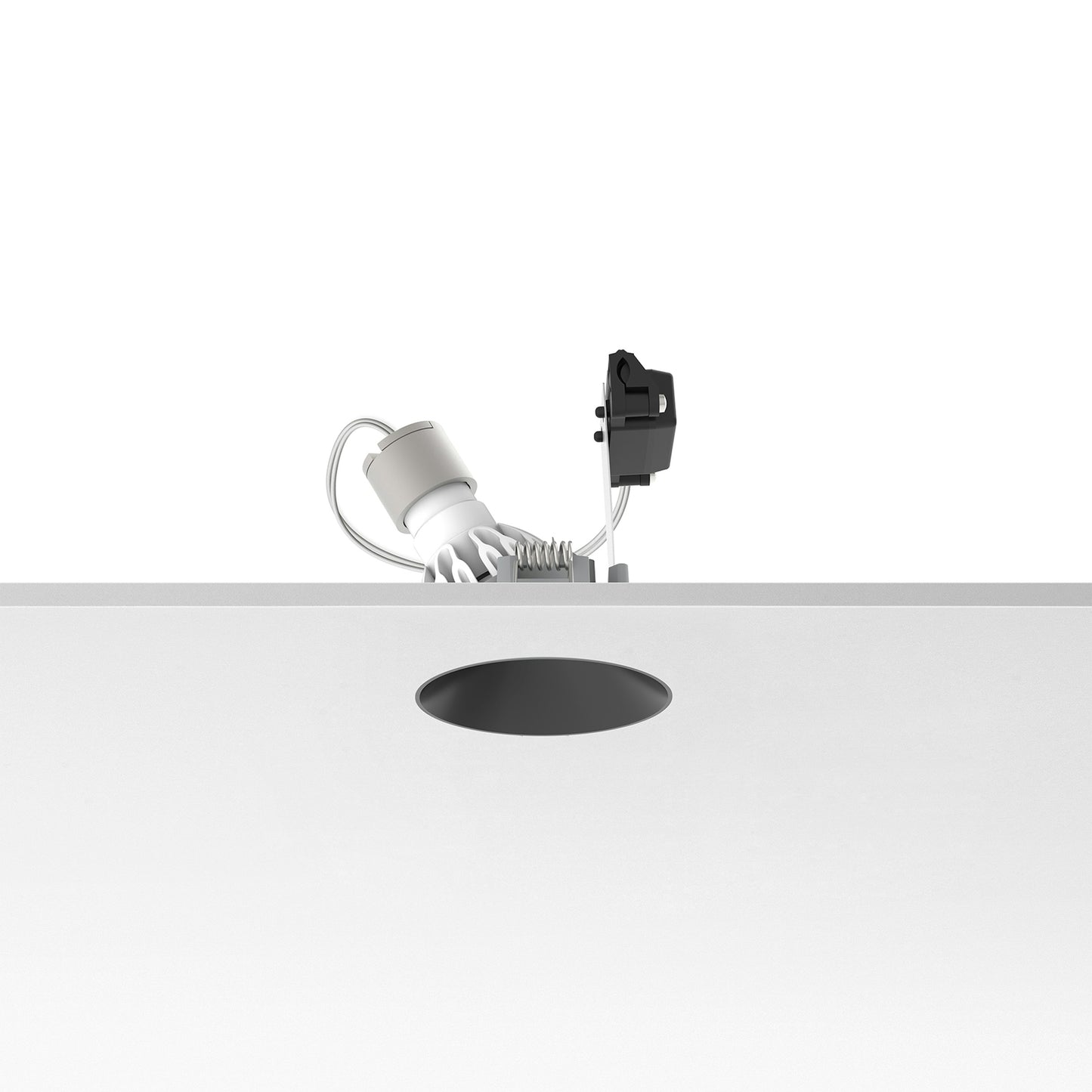 FLOS Architectural Kap Ø80 Wall-Washer — Empotrable LED Retrofit 230V (Blanco)