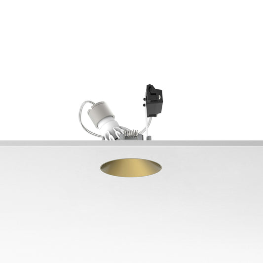 FLOS Architectural Kap Ø80 Wall-Washer — Empotrable LED Retrofit 230V (Blanco)