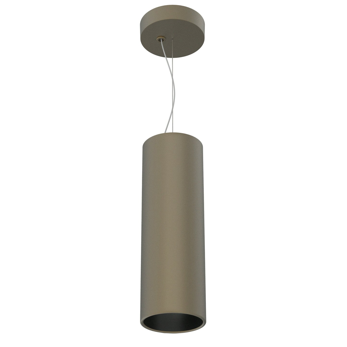 FLOS Architectural Kap Suspension Ø100 — Colgante LED 9W 28° 3000K (Blanco/Negro)
