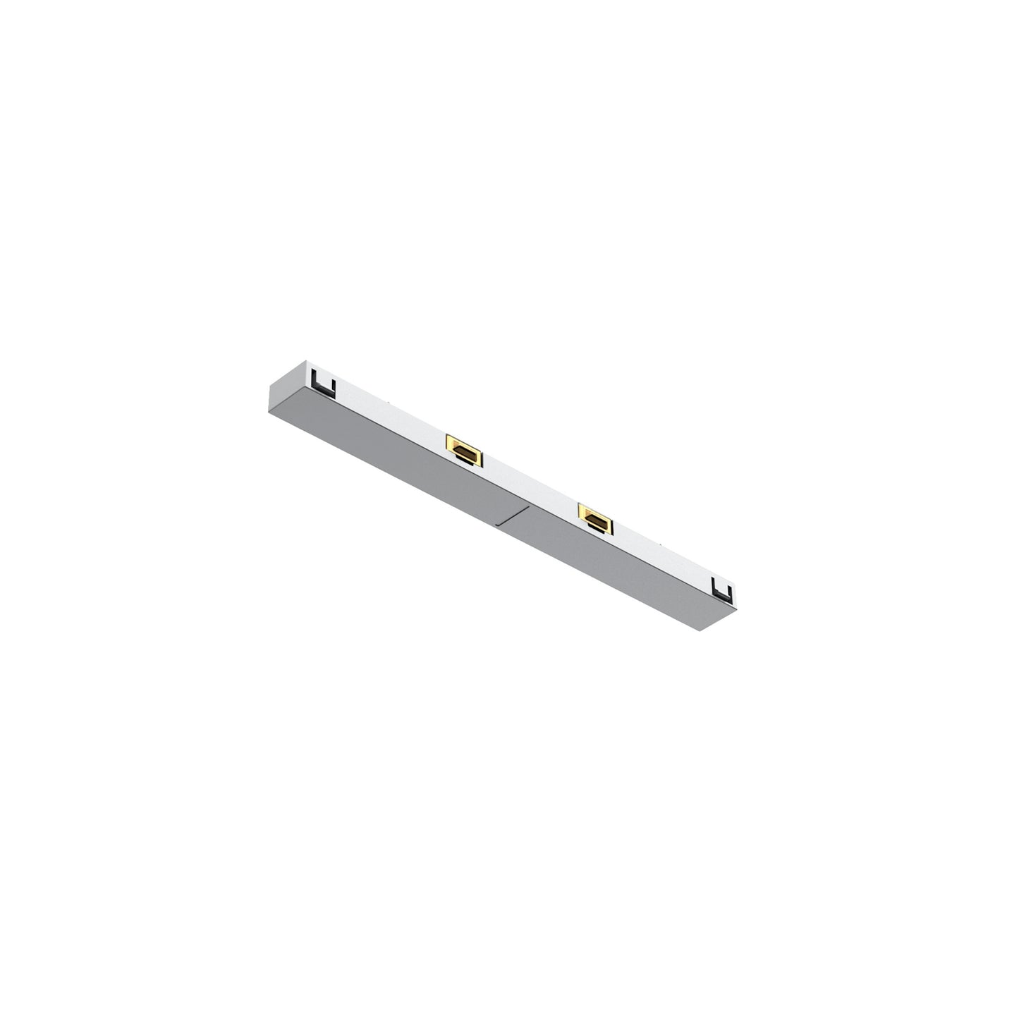 FLOS Architectural Straight Connector — Conector para Zero Track Pro Recessed Negro