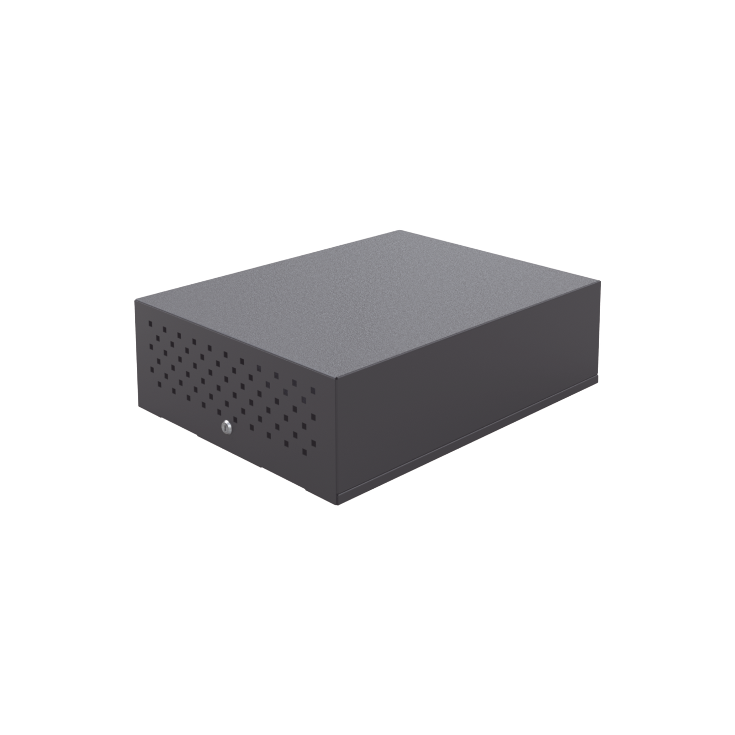 Gabinete Metálico de Seguridad para DVR/NVR. Tamaño Max. de DVR/NVR: 440 x 177 x 462 mm (An. x Al. x Prof.)