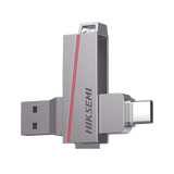 Memoria USB Dual de 256 GB / USB-C y USB-A / Transferencia de Alta Velocidad / Metálica / Compatible con Dispositivos Móviles, Windows, Mac y Linux