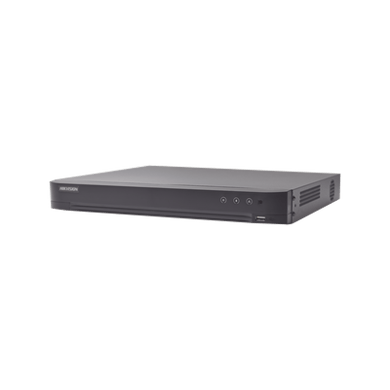 (ACUSENSE / Evita Falsas Alarmas) DVR 4 Megapixel / 16 Canales TURBOHD + 8 Canales IP / 1 Bahía de Disco Duro / Audio por Coaxitron / Salida de Vídeo en Full HD