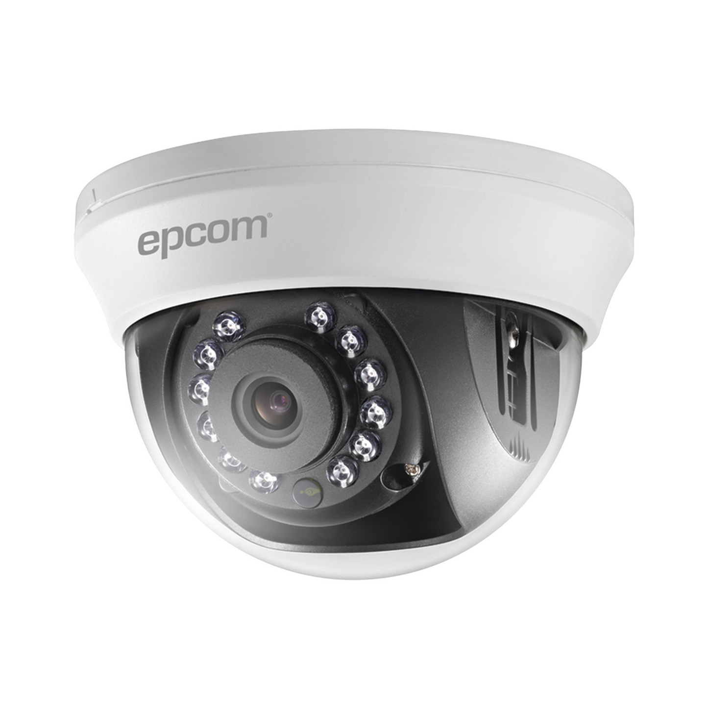 Domo TURBOHD 1 Megapixel (720p) / Gran Angular 92° / Lente 2.8 mm / Híbrida / IR Inteligente 20 mts / Interior