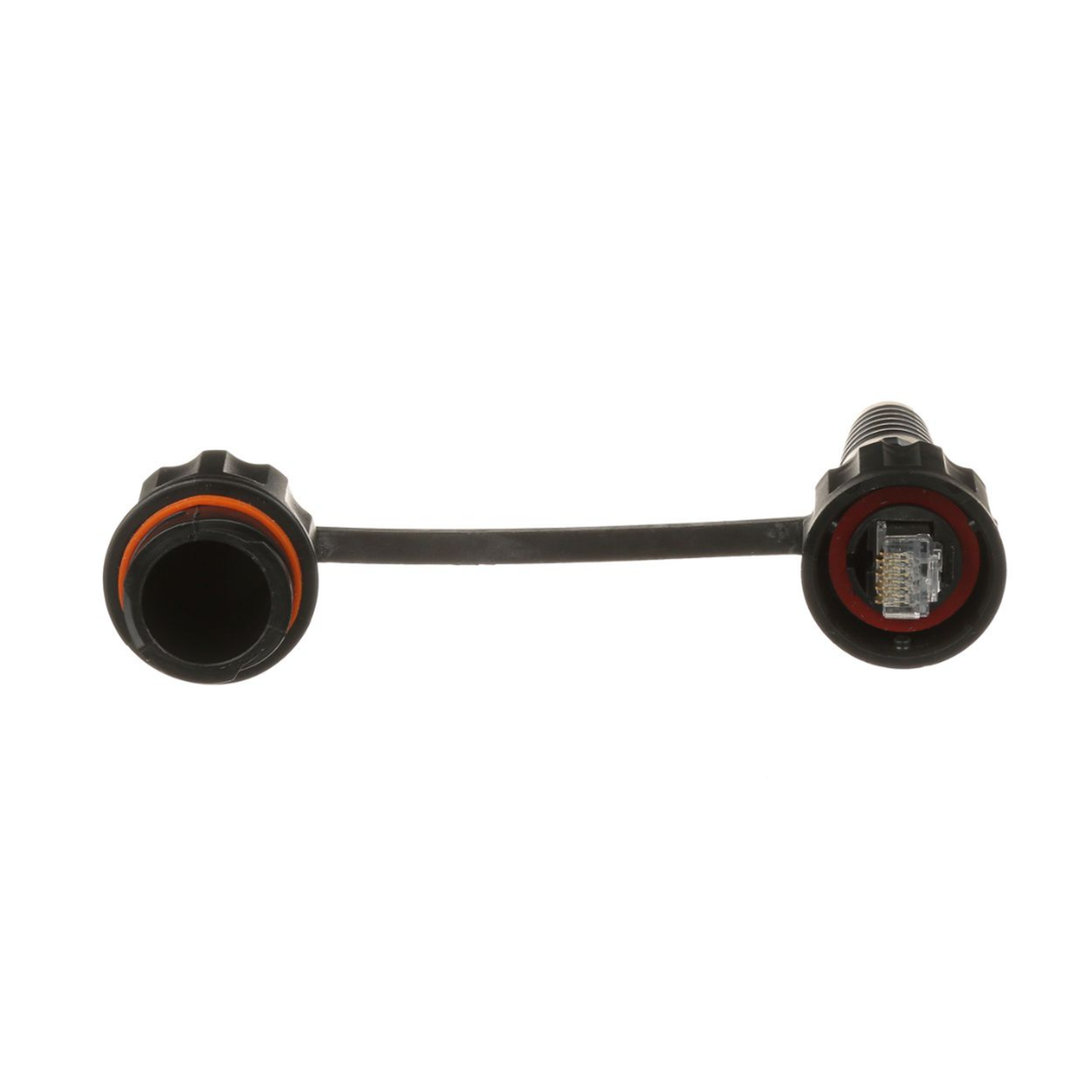 Conector Plug RJ45 de Uso Industrial Blindado, Categor�a 5e, 24AWG, con Tapa Protectora, Protecci�n IP67