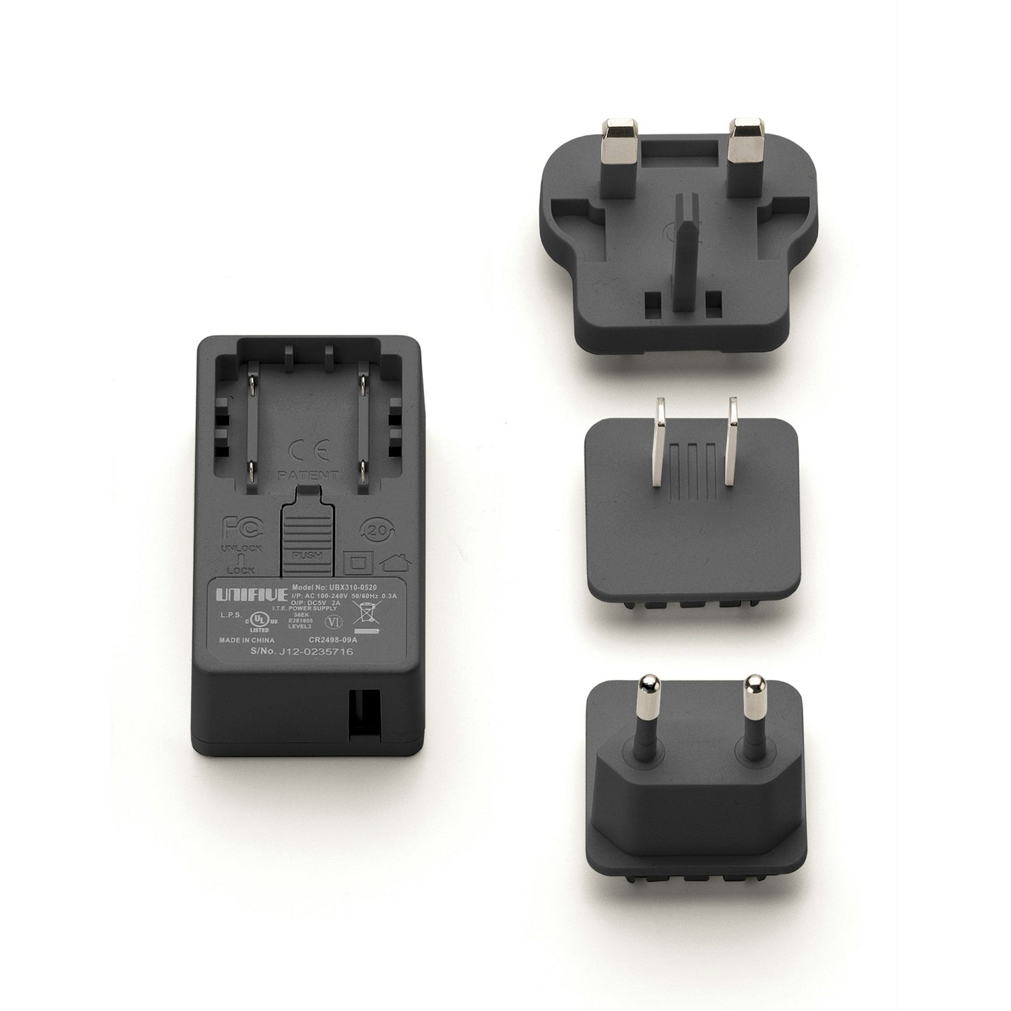 FLOS Adaptador 5V 2A EUR/USA/UK — Repuesto