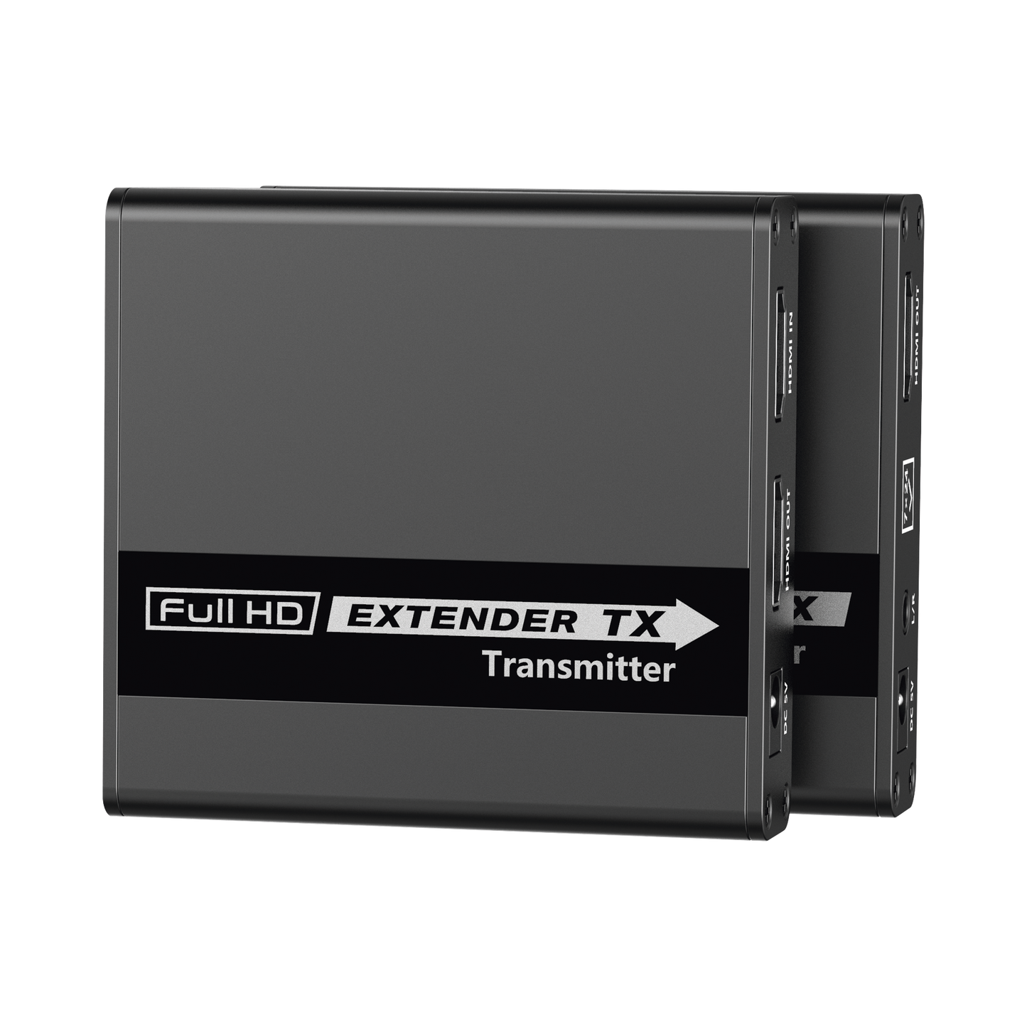 Kit Extensor HDMI para distancias de 70 metros / Soporta resoluciones 720 y 1080P @ 60 Hz / Cat 6, 6a y 7 / Cero Latencia / Uso 24/7 / HDR10 / Salida Loop / Configuración EDID / Soporta control remoto del equipo fuente / Salida de audio de 3.5mm