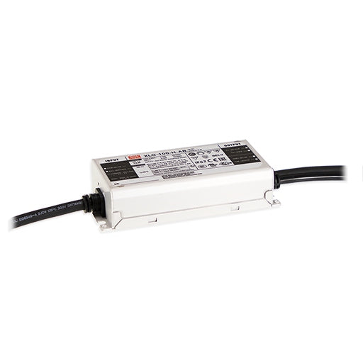 Driver LED MEAN WELL XLG-100-H 100W 1050mA Corriente Ajustable IP67 Regulable 3 en 1