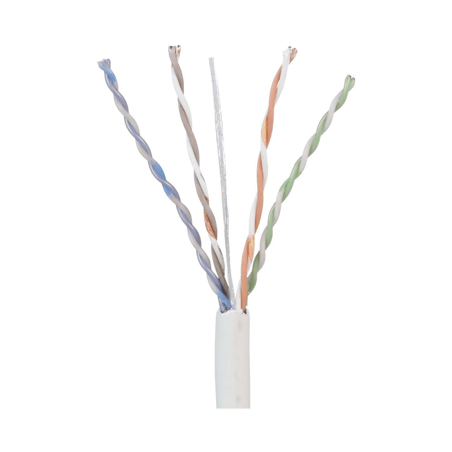Bobina de Cable UTP 305 Metros (1000 Pies) de Cobre, TX5e, PanNet, Blanco, Categor�a 5e, 24 AWG, CMP (Plenum), de 4 Pares