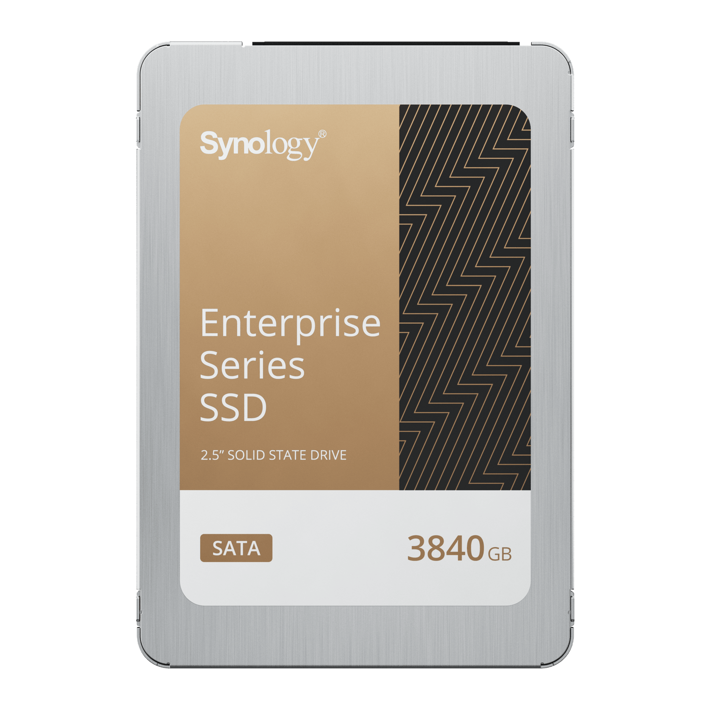 SSD SATA de 2,5" Serie Enterprise | 3840 GB | Alto Rendimiento Estable | Resistencia Empresarial | Protección de Datos Integral | Análisis de Vida Útil | Compatibilidad con Synology DSM | Garantía de 5 Años