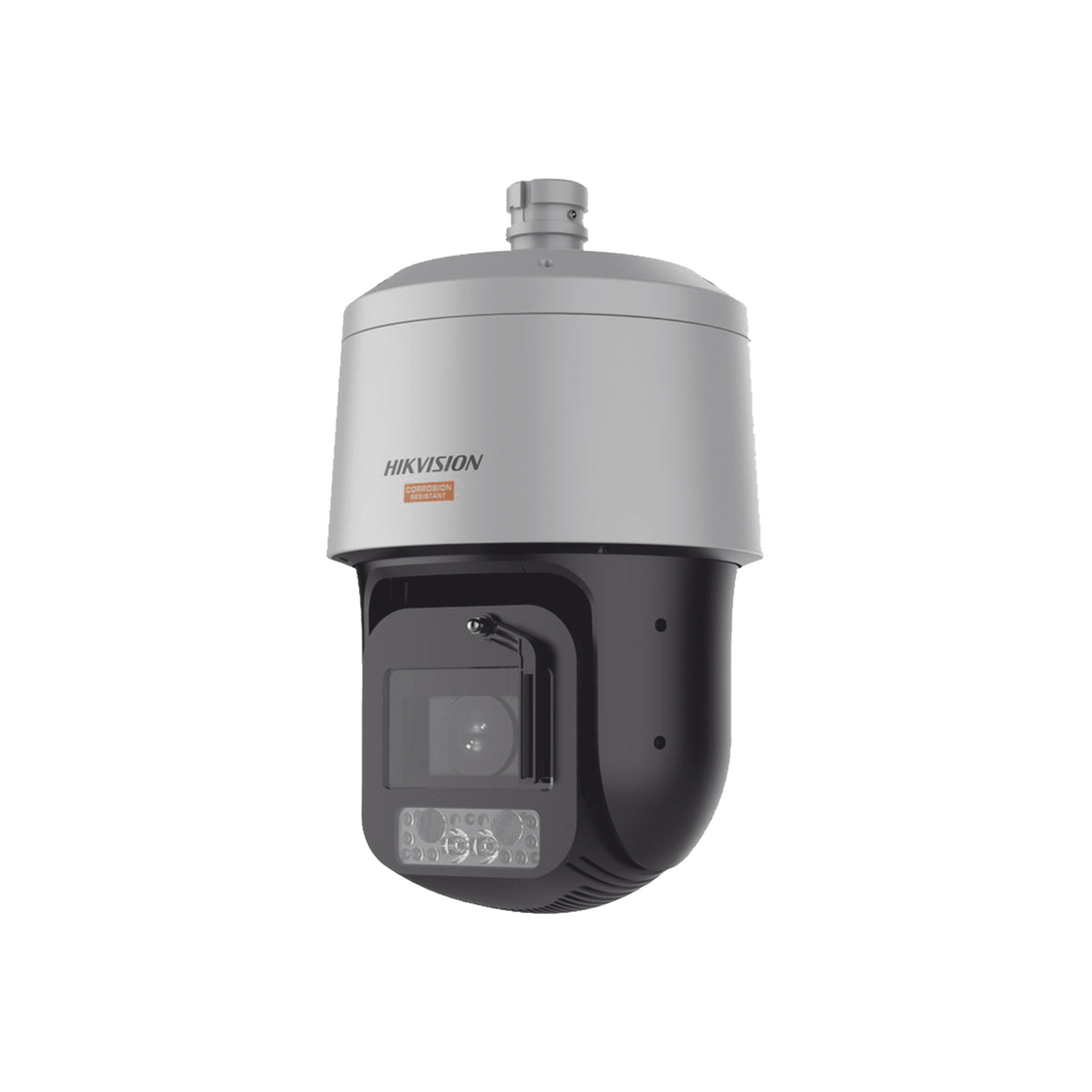 PTZ IP 4 Megapixel / 42X Zoom / Dual Light (500 mts IR / 100 mts Luz Blanca) / Polimero Anticorrosivo (Ideal para Zonas Costeras o Alta Salinidad) / AutoSeguimiento / DARKFIGHTER / EIS / Exterior IP67 / NEMA 4X / C5 / Wiper