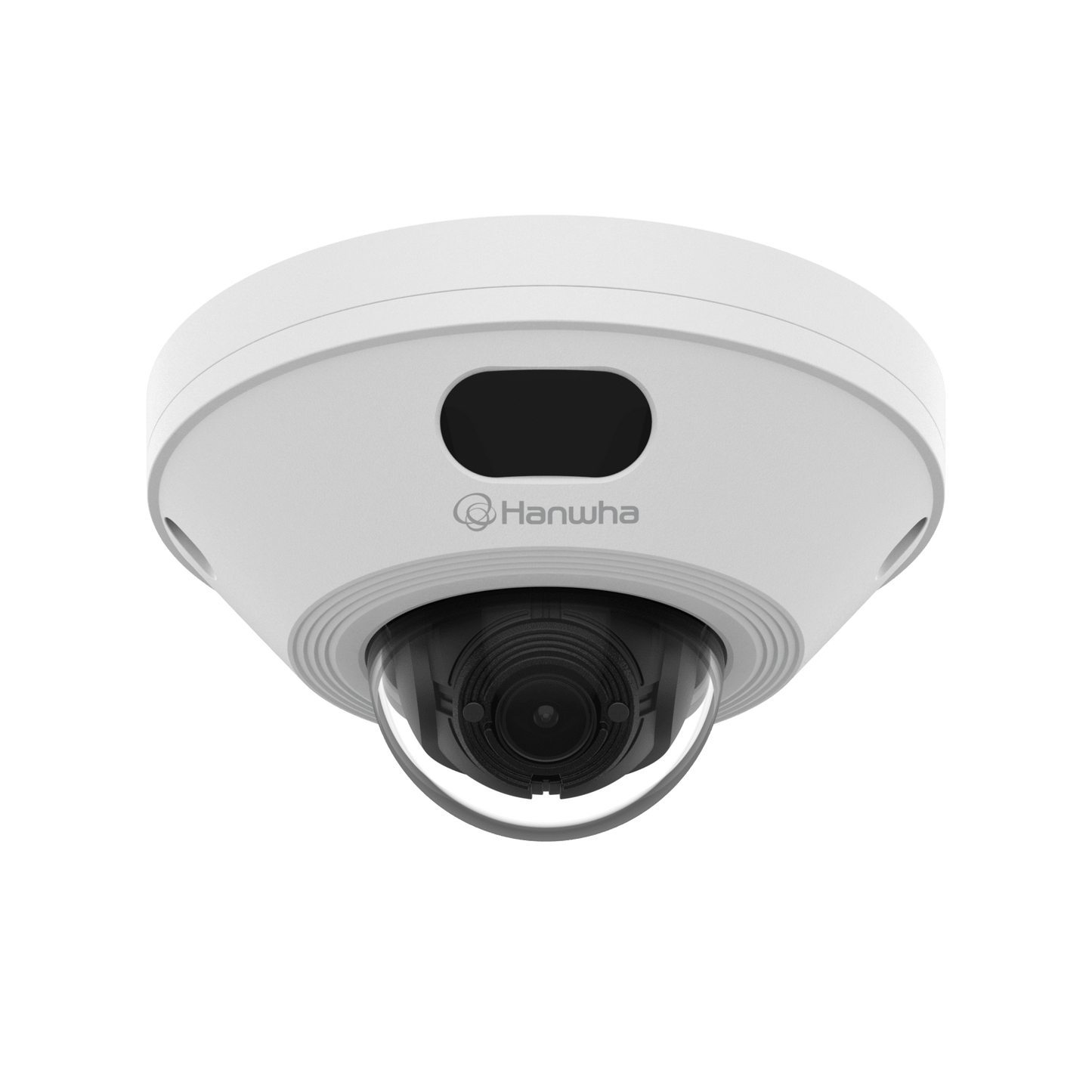 Camara Domo IP / 5MP (2560x1920) / Exterior Compacta / Lente Fija 3.0 mm / Ángulo Horizontal 100° / IR LED 25 m / WDR 120dB / WiseNRII con IA / Inteligencia artificial detección de Persona y Vehiculos