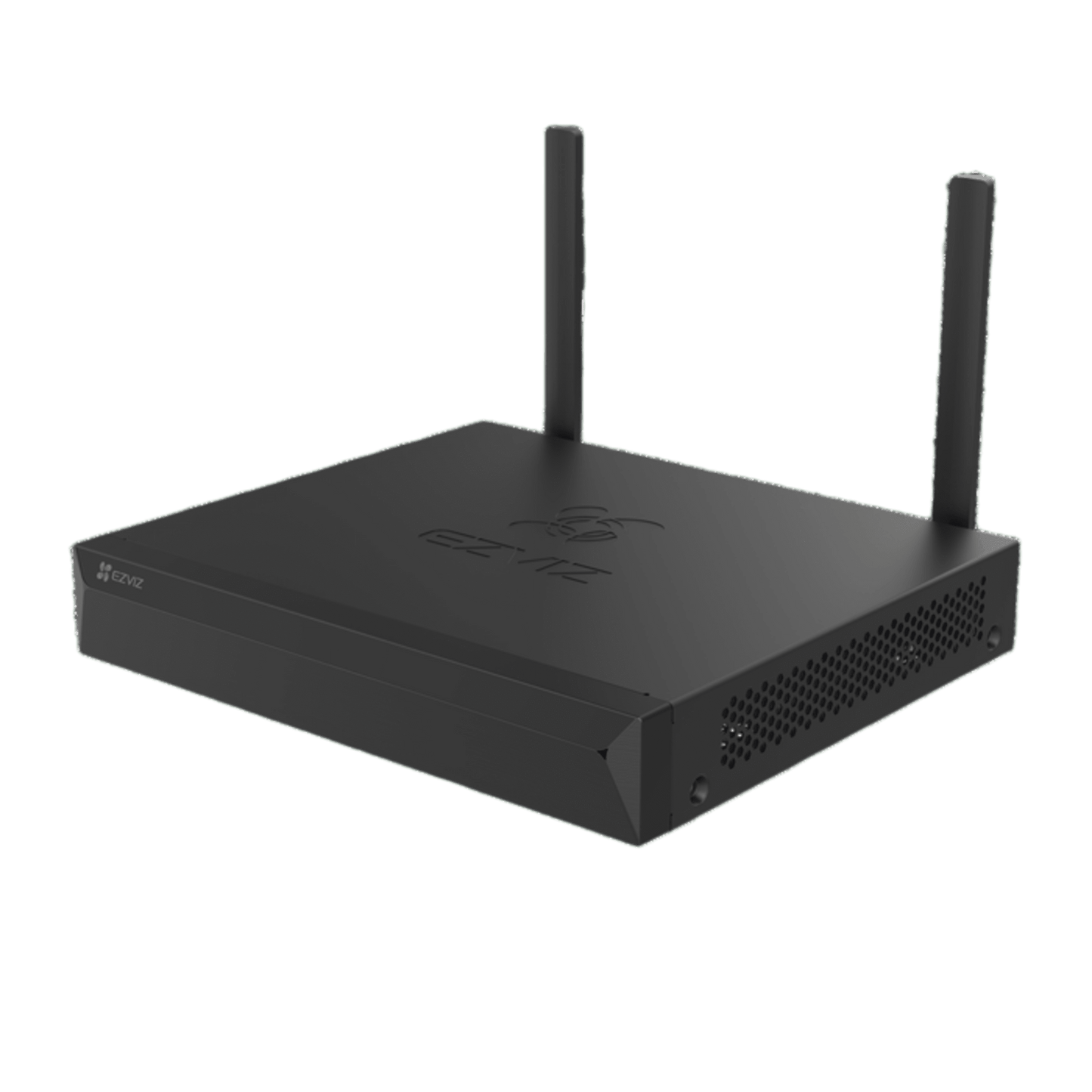 NVR 3K (5 Megapixel) / Para 4 Cámaras / 2 antenas Wi-Fi / Compresión H.265 / Almacenamiento hasta 8TB / Salida HDMI-VGA / Compatible ONVIF