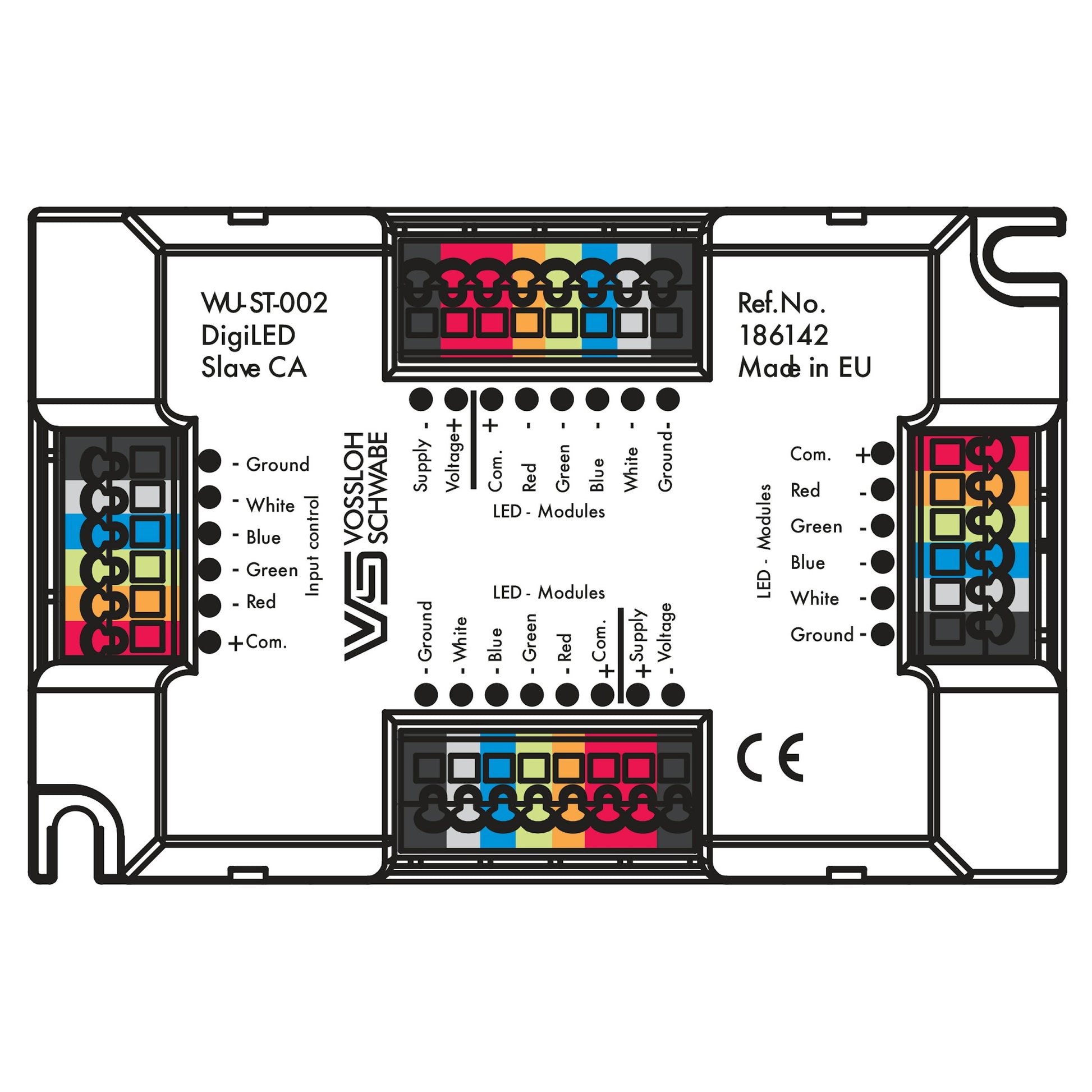 FLOS RGB DALI, DMX & RF Slave Interface — Amplificador Señal