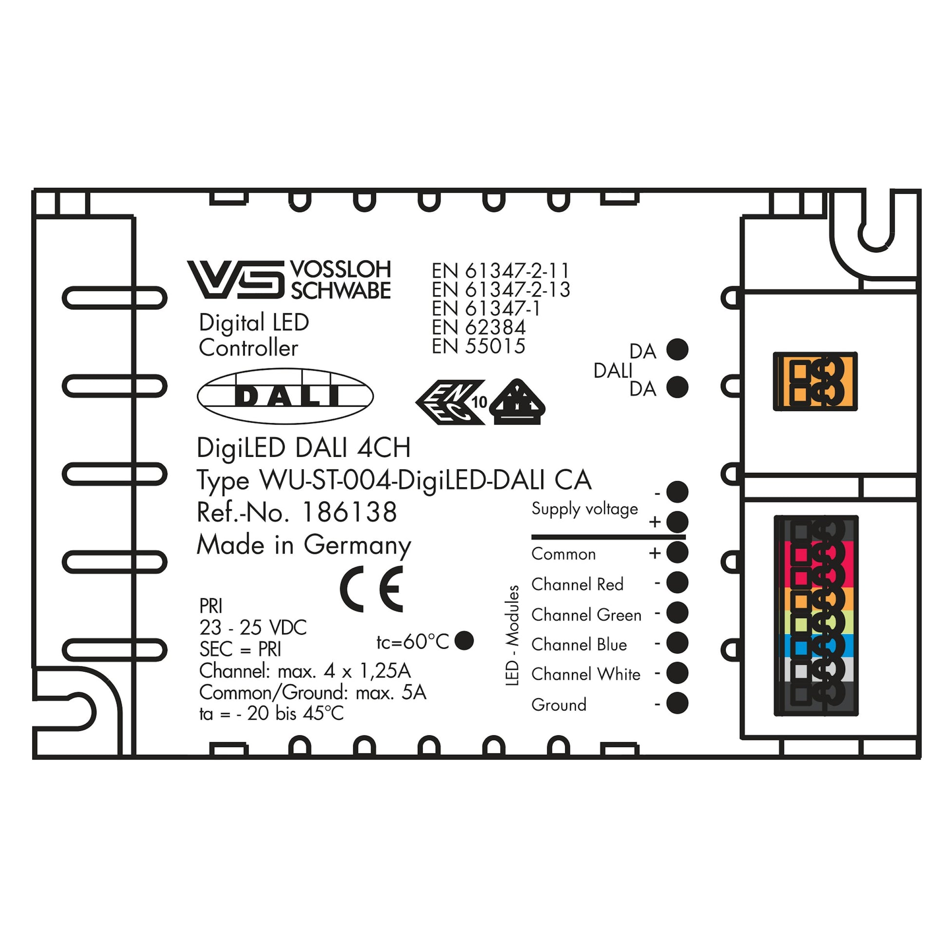 FLOS Architectural DALI Master Interface — Control Atenuación Mains Cut Blanco