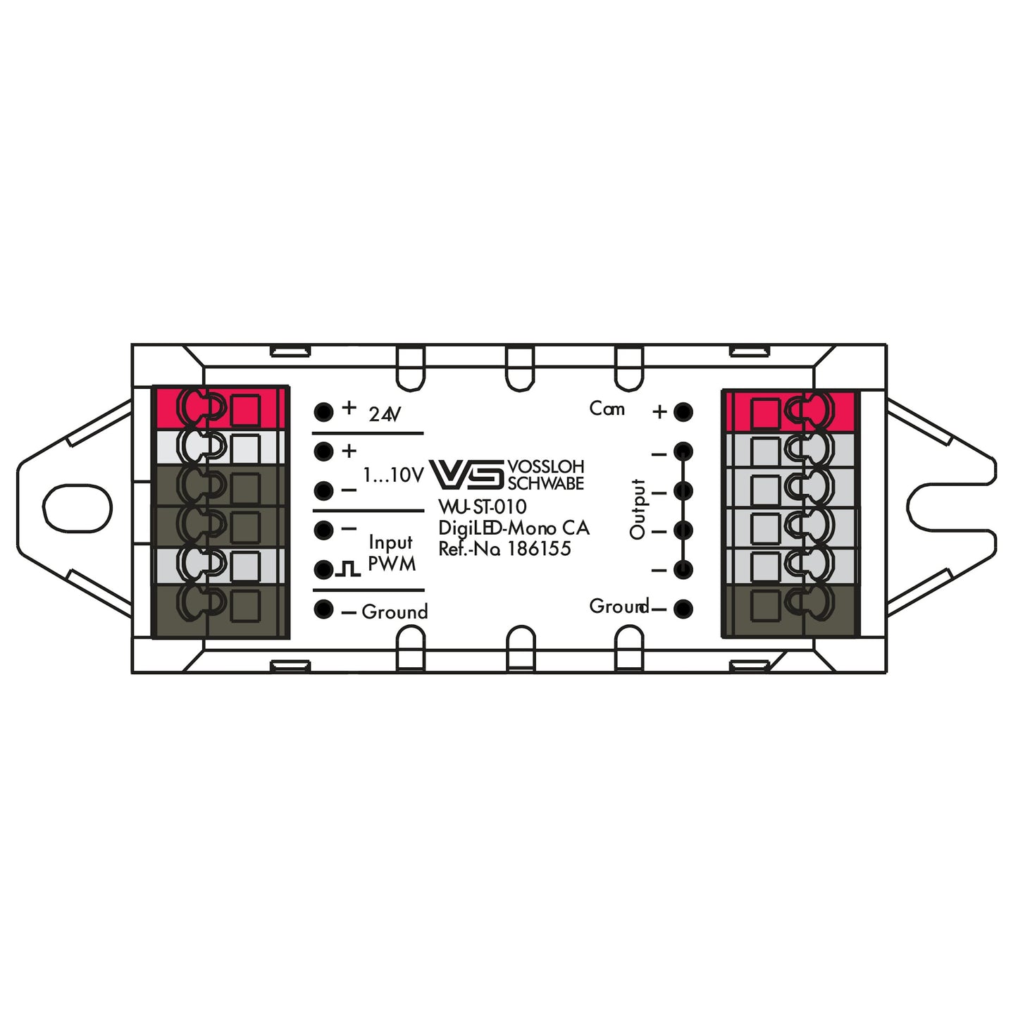 FLOS Architectural Dimmable Interface — Regulador 1-10V Cables 500mm Negro