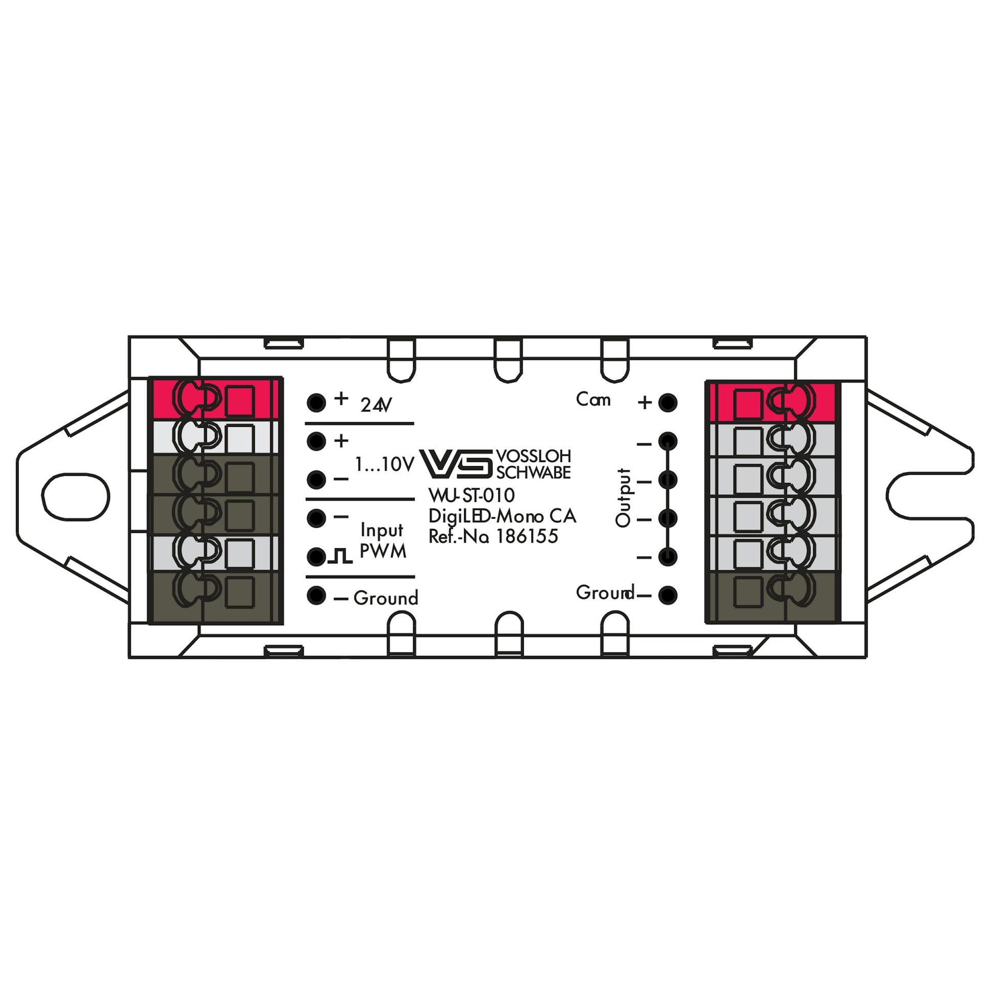 FLOS Architectural Dimmable Interface — Regulador 1-10V Cables 500mm Negro