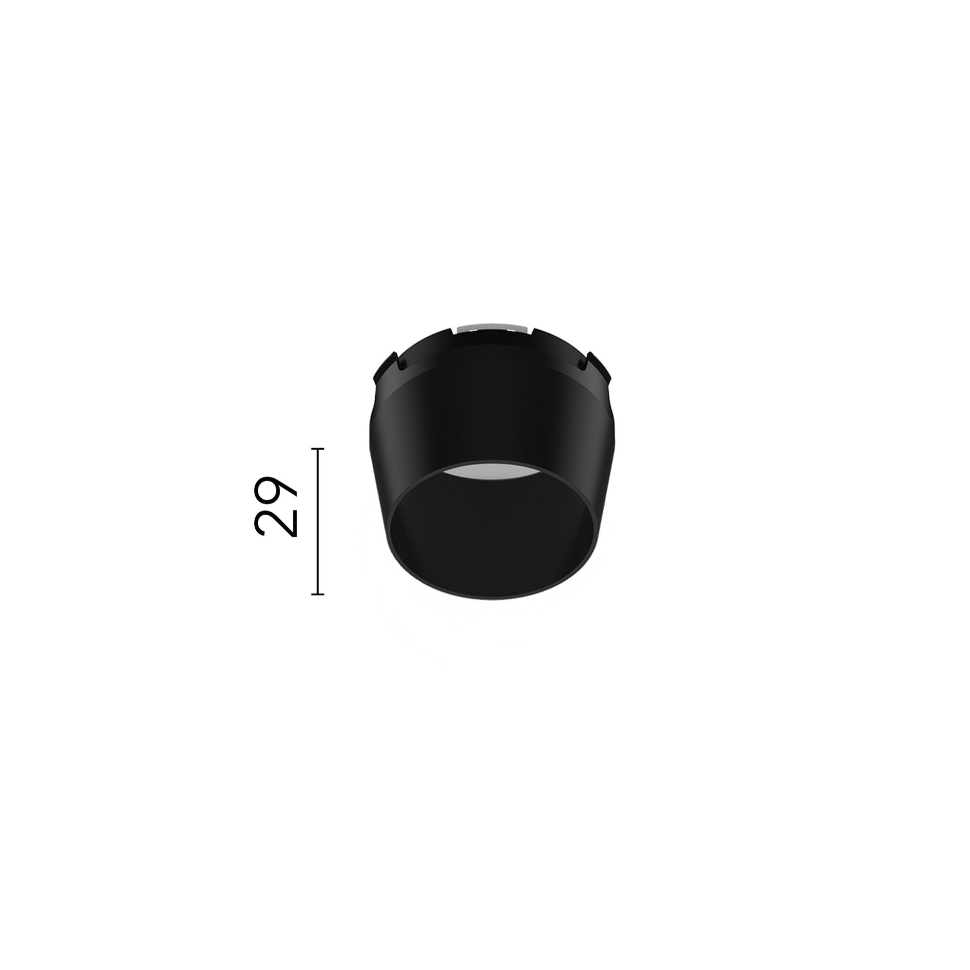FLOS Architectural Snoot Shielding Cone — Cono Apantallador Negro