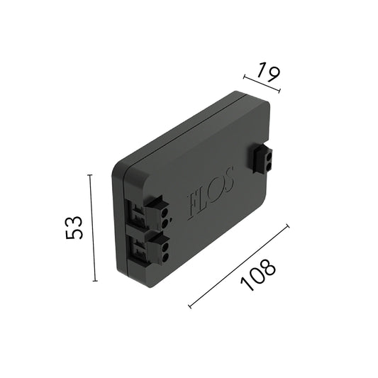Caja de control dimmable 1-10V 48V para instalación remota – 08.0613.14a