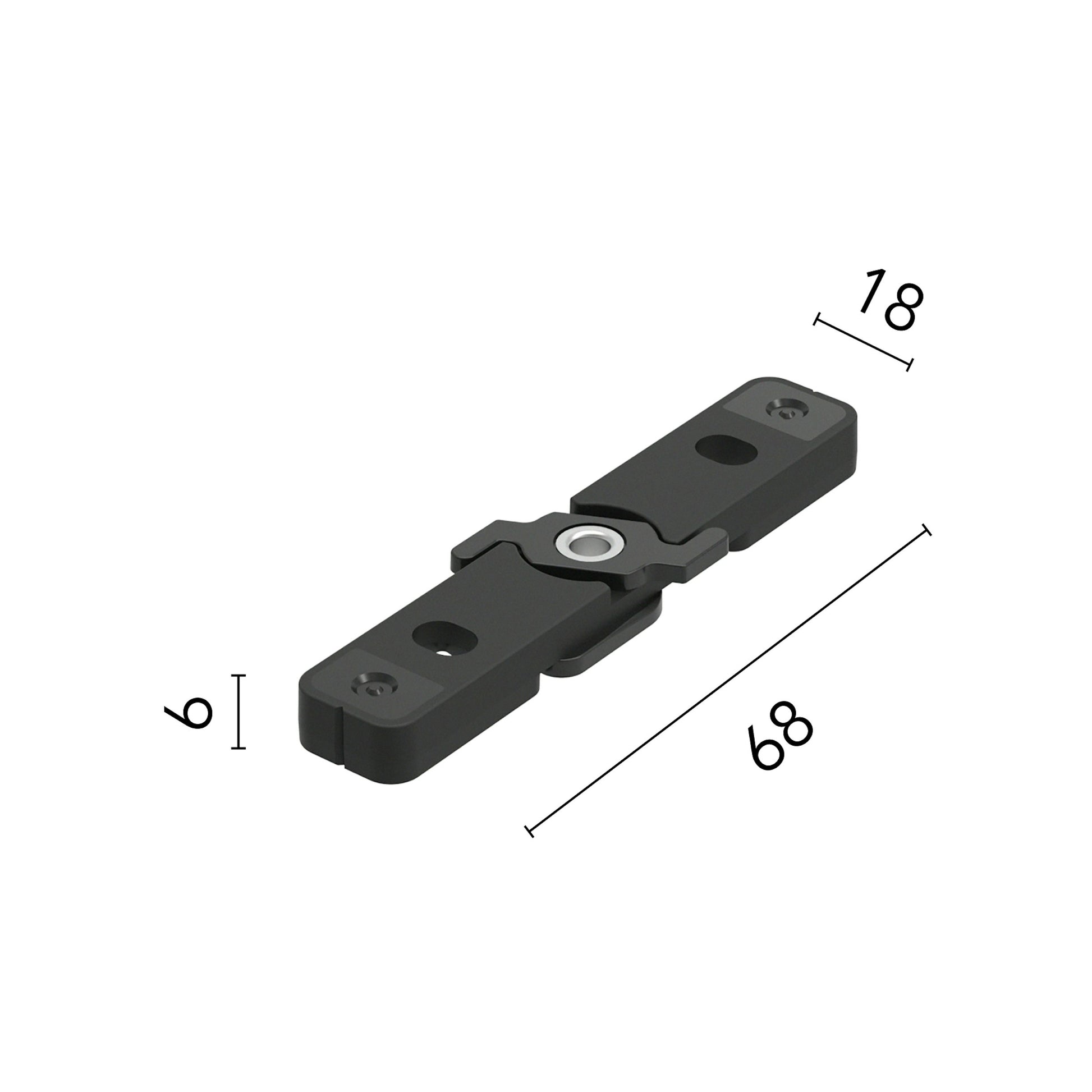 FLOS Ceiling Fixing Kit — Accesorio de Sujeción a Techo (Negro)
