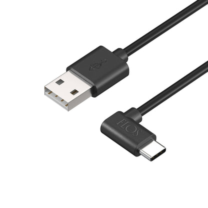 FLOS Cable Gustave Residential USB-A/USB-C — 1200mm Negro