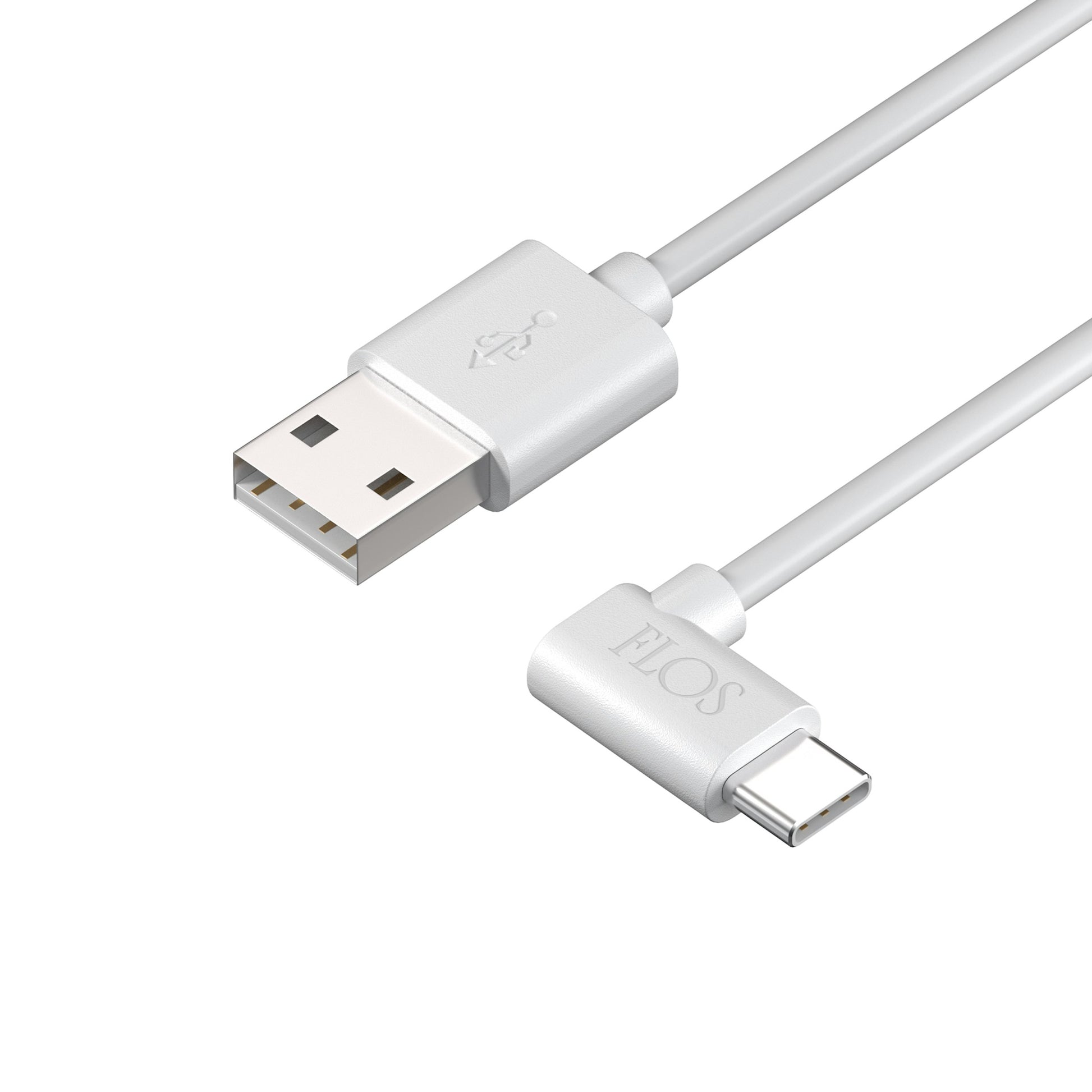 FLOS Cable Gustave Residential USB-A/USB-C — 1200mm Negro