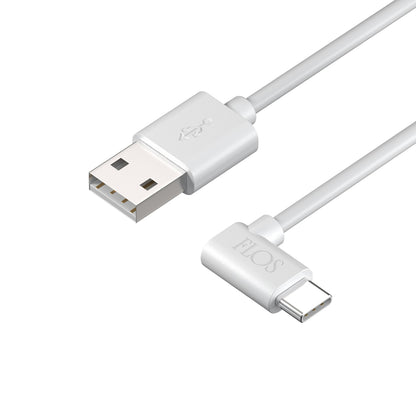 FLOS Cable Gustave Residential USB-A/USB-C — 1200mm Negro