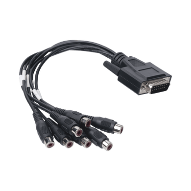 Adaptador de 7 entradas de Audio para DVR´s epcom y HIKVISION