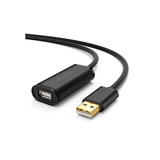Cable de Extensión Activo USB 2.0 / 5 Metros / Macho-Hembra / Booster individual FE1.1S incorporado / Velocidad de hasta 480 Mbps / Ideal para impresoras, consolas , Webcam, etc.