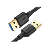Cable USB-A 3.0 a USB-A 3.0 / 1 Metro / Macho a Macho / Conector Niquelado / Núcleo de Cobre Estañado / Blindaje Múltiple / Velocidad 5Gbps / No Requiere Controlador / Compatible con USB2.0 Y USB 1.1
