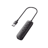 HUB USB-A 3.0 4 en 1 | 4 Puertos USB-A 3.0 (5Gbps) | Cable de 25 cm | Indicador Led | Ideal para Transferencia de Datos | Entrada USB-C para alimentar equipos de mayor consumo como discos duros | Colo