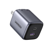 Cargador de 35W serie Nexode | 2 Puertos de Carga Rápida | USB-C y USB-A | Tecnología GaN II | Power Delivery 3.0 | Quick Charge 4.0 | Chip Confiable y Carga Inteligente | Optimiza la Experiencia de C