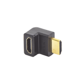 Adaptador HDMI de 90 Grados Macho a Hembra / Hacia Arriba / HDMI 2.0 4K@60Hz / Proporciona Flexibilidad Sin Doblar los Cables HDMI