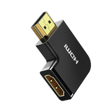 Adaptador HDMI Tipo L Macho a Hembra / Hacia Abajo / HDMI 2.0 4K@60Hz / Proporciona Flexibilidad Sin Doblar los Cables HDMI