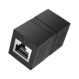 Acoplador (Extensor de Cable Ethernet RJ45 a RJ45) | 1000Mbps | Compatibilidad con Cat7 Cat6A Cat6 Cat5e | Compatible con POE | Ignífugo | ABS