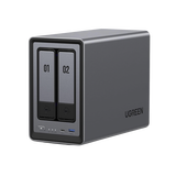 NASync DXP2800 | SO UGOS Pro | Intel N100 12th Gen Intel® 4 Core™ | 2 Bahías SATA hasta 48TB | 2-Bahias (M.2 NVMe) hasta 16TB | 8GB DDR5 (Exp. a 16GB) | Ethernet 2.5G | HDMI 4K | 2* USB2.0 | 1*USB 3.2