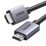 Cable HDMI 2.0 de Nylon Trenzado | 2 metros | 4K@60Hz | ARC | Dolby ATMOS | True HD | DTS HD | HDR | 3D Inversivo | 3 modos de Visualización | 3 Capas de Protección + 4 de Blindaje | Niquelado | Carca